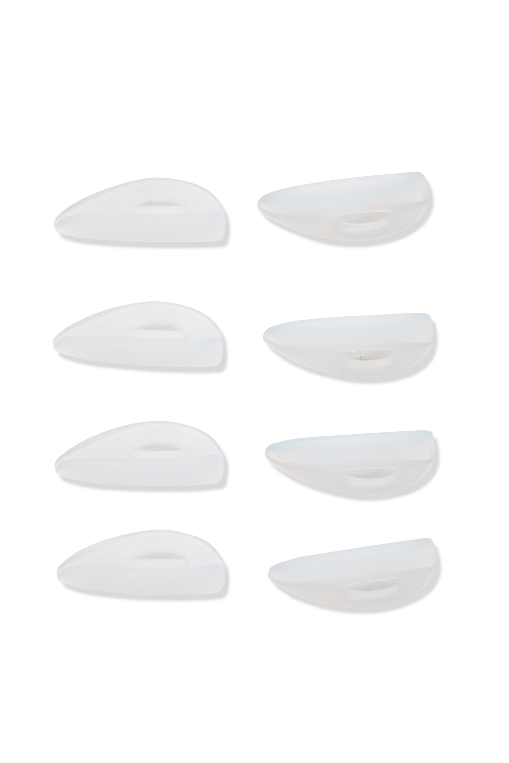 Medium ribbed shields pack 4